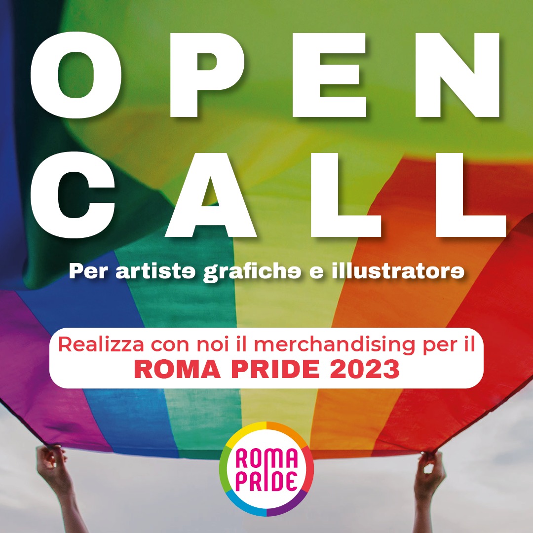 open call merchandising roma pride 2023