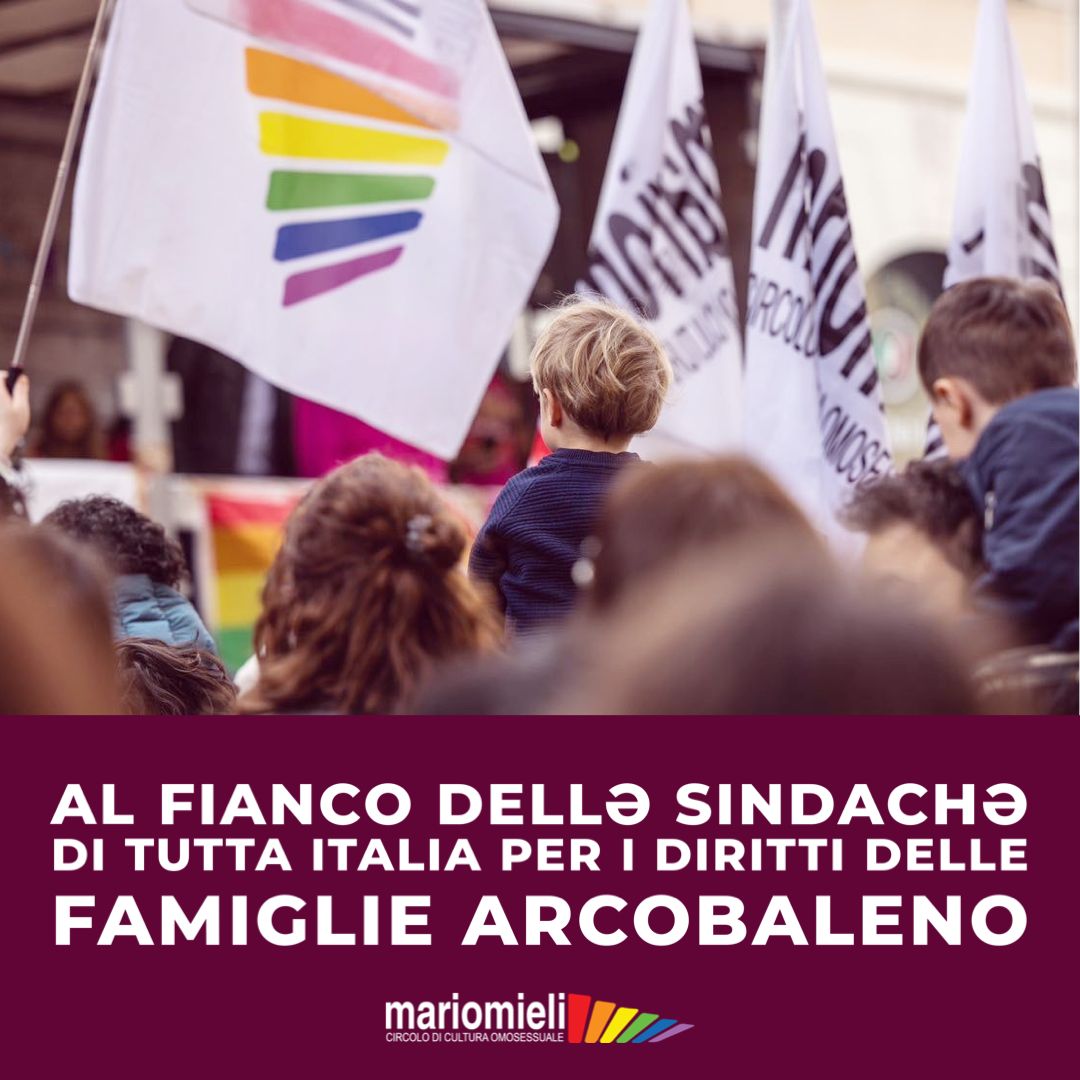 sindaci diritti famiglie arcobaleno
